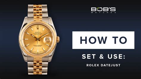 rolex datejust tarih ayarlama|how to set time on rolex.